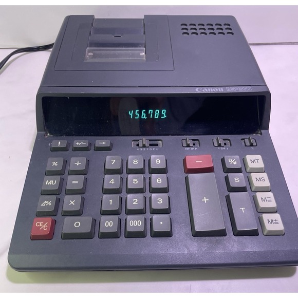 Canon MP31D Electronic Desktop Printing Calculator Adding Machine -‎ works - Picture 1 of 6